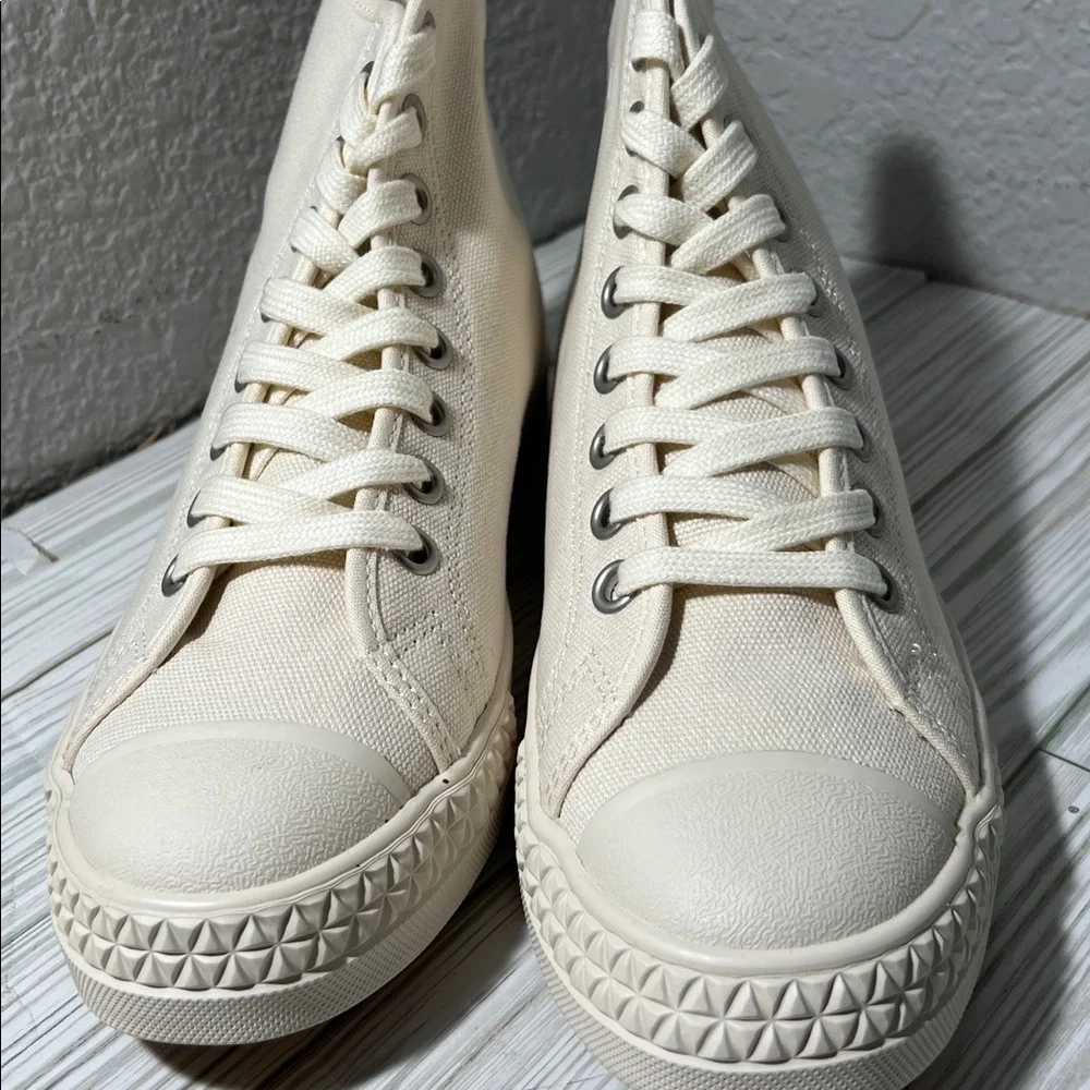 Mitchell & Ness Hood Rocket‎ 66 men’s High-Top Sneakers Streetwear white size 7